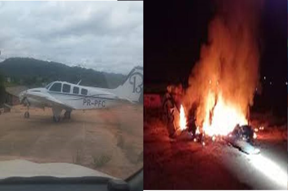 Avião de R$ 2 milhões é incendiado após ser apreendido pela PF em garimpo no PA
