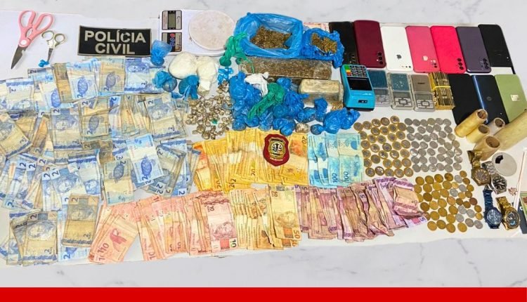 POLÍCIA CIVIL DEFLAGRA OPERAÇÃO E DESARTICULA PONTO DE VENDA DE DROGAS NA CIDADE DE VARGEM GRANDE