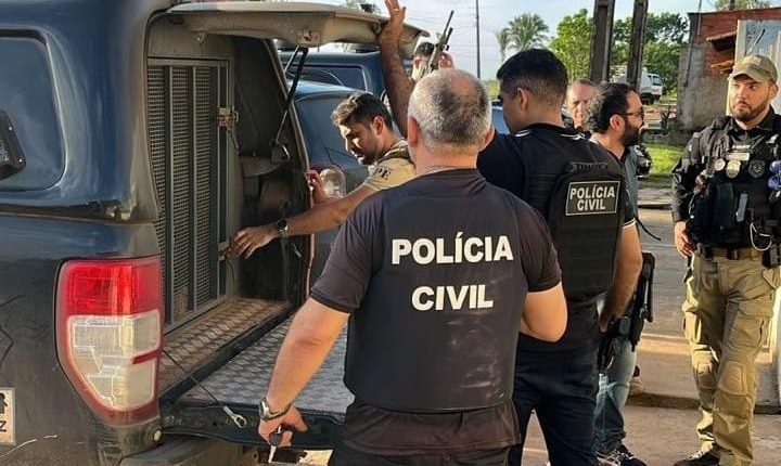 “OPERAÇÃO LIBERTATUM”: POLÍCIA CIVIL PRENDE INTEGRANTES DE ORGANIZAÇÃO CRIMINOSA EM VITÓRIA DO MEARIM; CINCO ARMAS DE FOGO FORAM APREENDIDAS