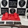 EM TIMON , POLÍCIA CIVIL APREENDE 10 TABLETES DE MACONHA E PRENDE TRÊS PESSOAS