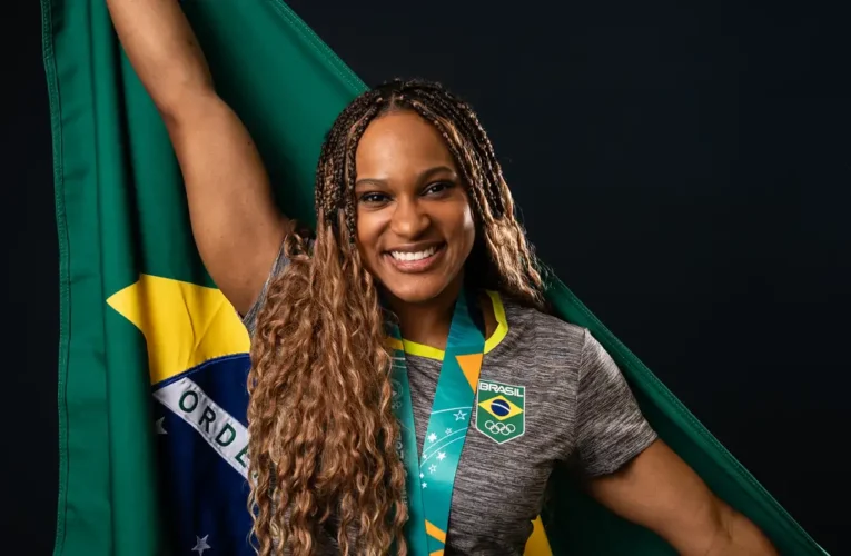 Rebeca Andrade é indicada ao Oscar do Esporte