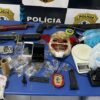 CRIMINOSO DE ALTA PERICULOSIDADE É PRESO COM ARSENAL DE ARMAS DE FOGO E DROGAS EM SANTA INÊS