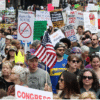 Milhares de manifestantes protestam contra Trump nos EUA