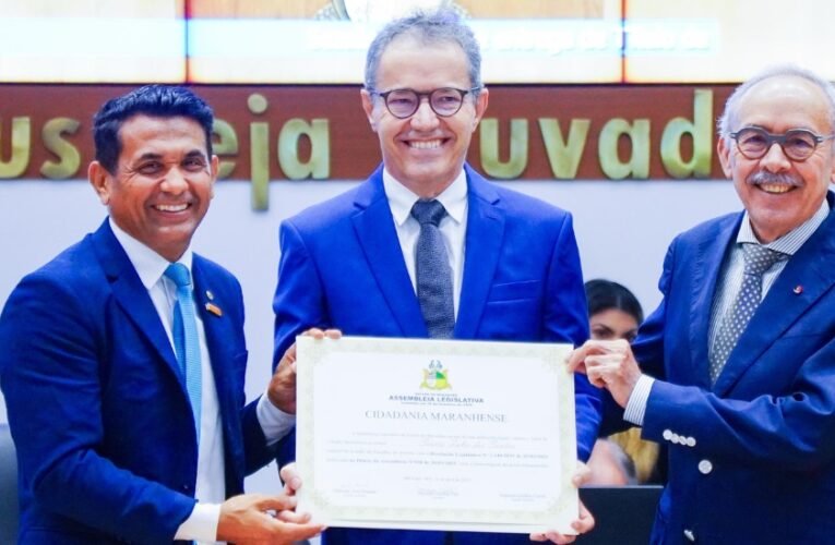 Presidente da Equatorial Maranhão é homenageado pela Assembleia com Título de Cidadão Maranhense