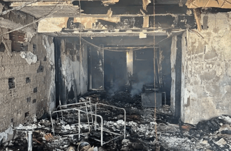 Imagens mostram a destruição causada pelo fogo no apartamento em São Luís