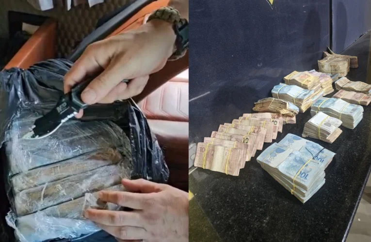 PRF apreende 200kg de pasta base de cocaína na BR-135 em São Luís (MA)