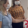 Prefeita Suane Dias visita hospital onde estava sendo realizado um mutirão de cirurgias