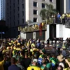 Ato em SP reúne mmais de 12 mil apoiadores de Bolsonaro contra julgamento no STF