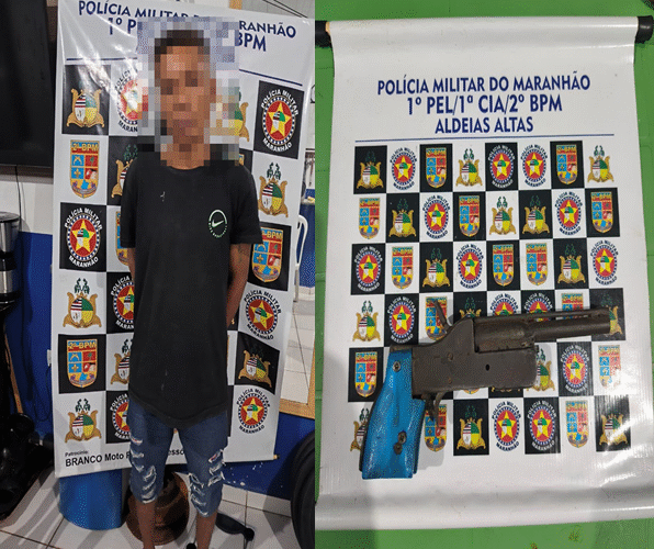 Homem embriagado invade escola com arma de fogo caseira na zona rural de Caxias