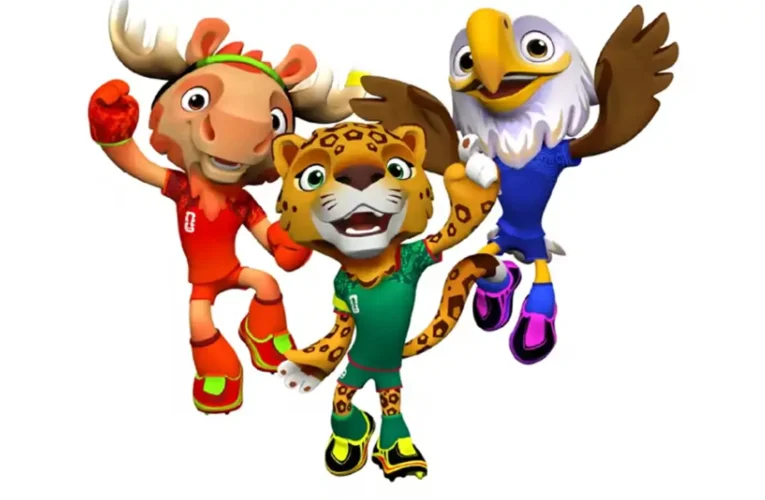 Fifa apresenta trio de mascotes para a Copa do Mundo de 2026