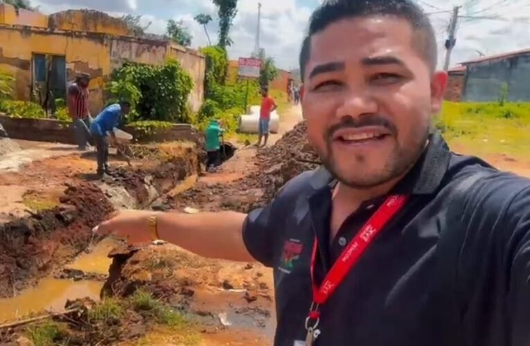 Gonçalves Dias não para, a prefeita Suane Dias inicia serviços de drenagem do bairro Novo Gonçalves Dias