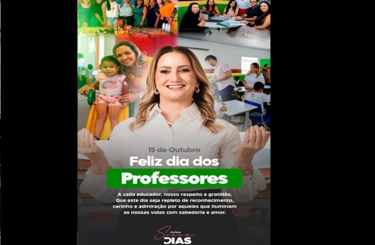 Suane Dias homenageia os professores por esse dia especial ’15 de outubro’