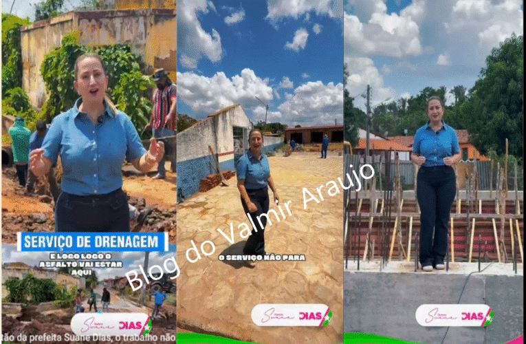 Na gestão da prefeita Suane Dias, o trabalho não para!