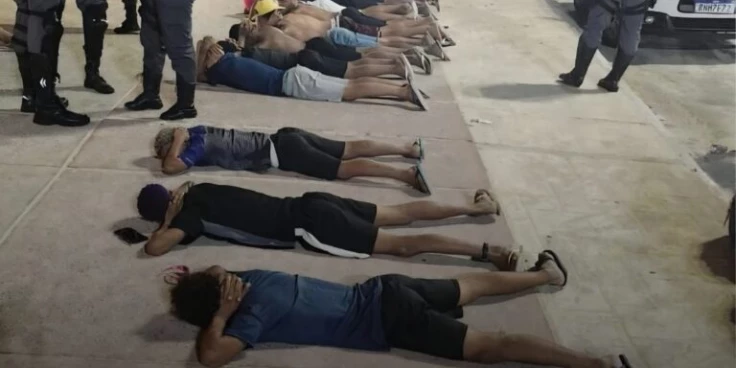 Tentativa de arrastão na Avenida Litorânea deixa oito presos pela Polícia Militar