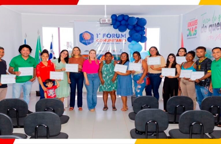 Prefeita de Gonçalves dias, Suane Dias entrega certificados da quarta turma do curso de Primeiros Socorros