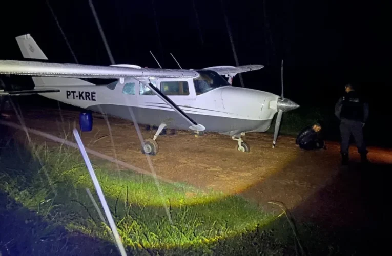 Avião vindo da Bolívia com mais de meia tonelada de cocaína foi apreendido no maranhão