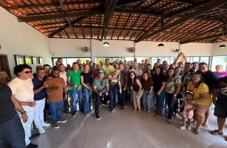 Parceria firme! Suane Dias e seu grupo político reafirmam apoio a Orleans ao lado de Marcus Brandão