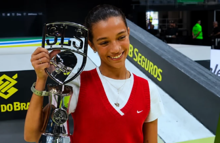 Rayssa Leal conquista título mundial no Rio de Janeiro