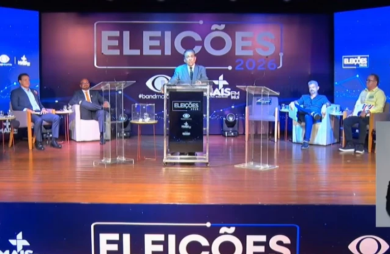 Candidatos ao governo do Maranhão fazem primeiro debate das eleições de 2026
