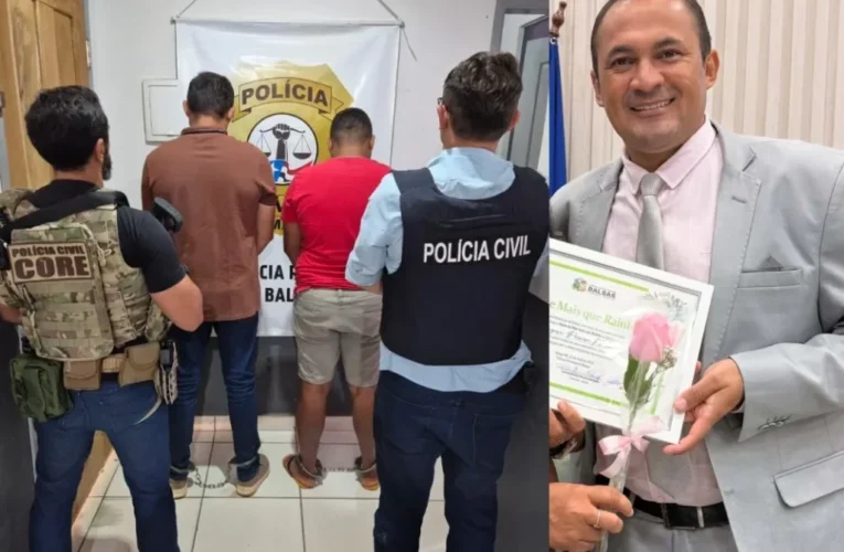 Vereador “Hélio Tiví”, de Balsas, e seu assessor, são presos suspeitos de mandar matar homem no Piauí
